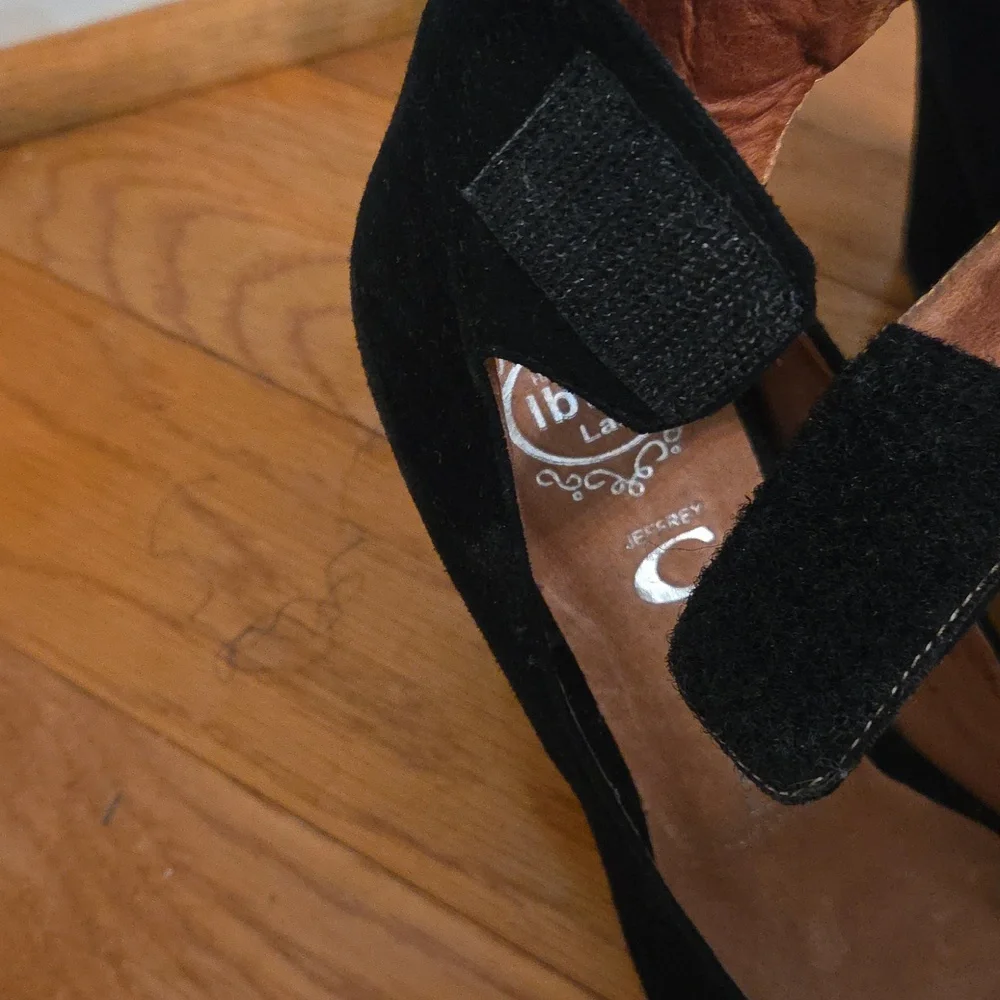 Jeffrey Campbell gorgeous platform heels; velcro ankle-strapped, Classy Heels, 7 - Picture 5 of 6